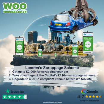 Graphic for ULEZ scrappage in London