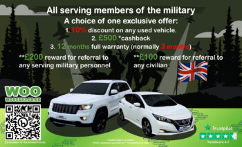 Graphic for British Armed Force promotional offer