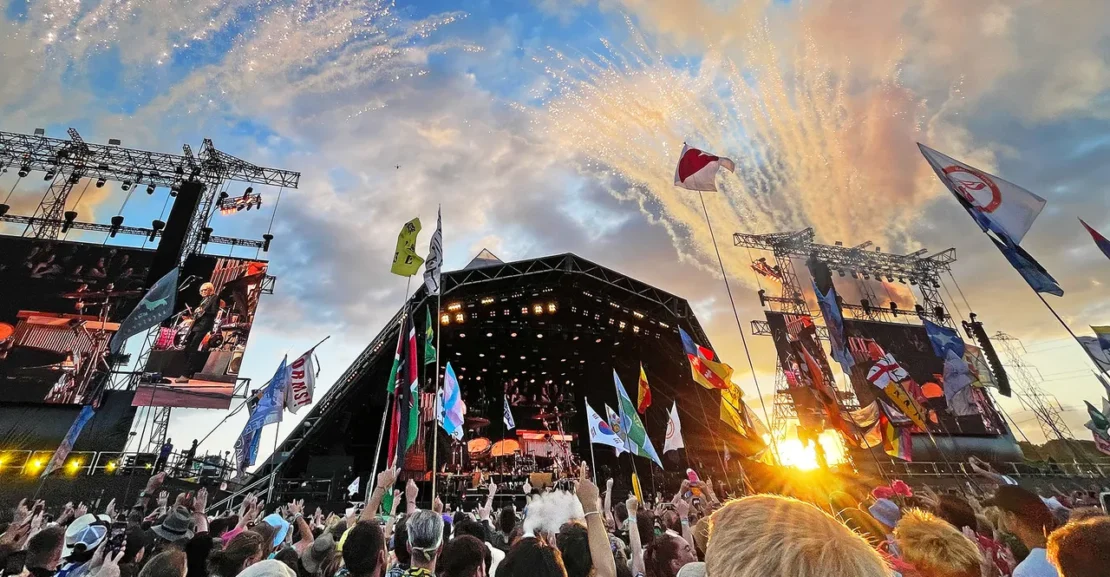 image of the Glastonbury Music Festival