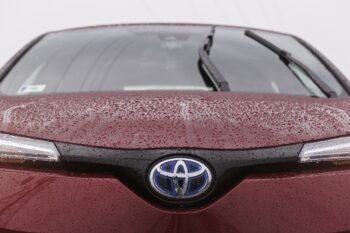 image of a red toyota Yaris