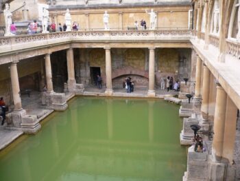 The Roman baths in the City of Bath