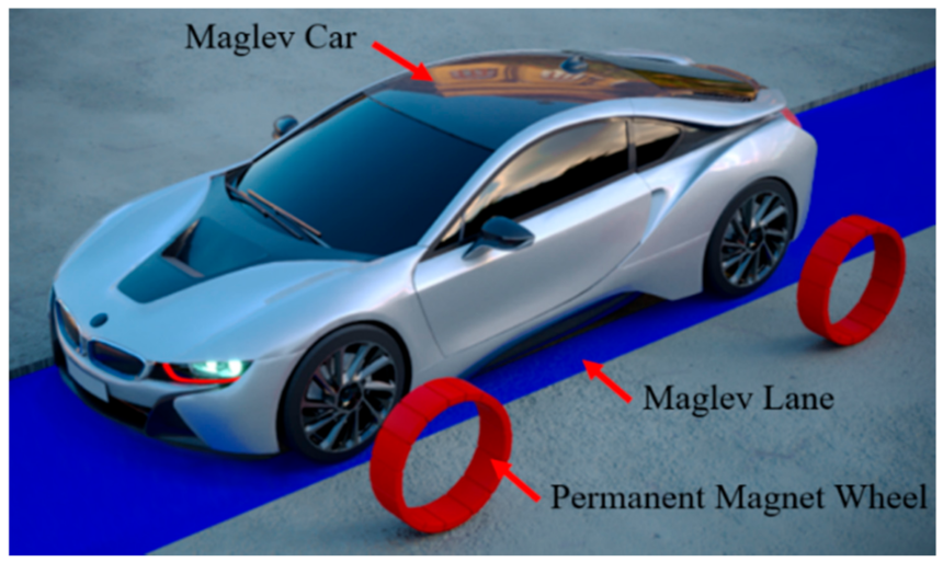 image of the new Japanese Maglev car
