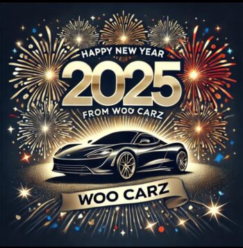 graphic of a happy new year message from WOO Carz